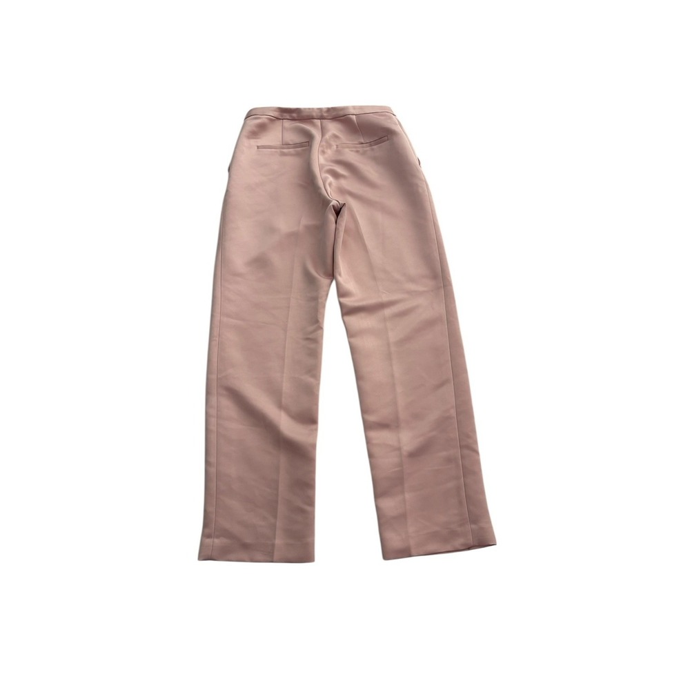 H&M Pink Dress Pants Women's Size 8 Blush Straight Leg Trousers - Picture 2 of 6